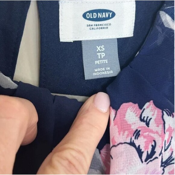 XSP Navy Floral Halter Maxi Dress - Picture 7 of 8